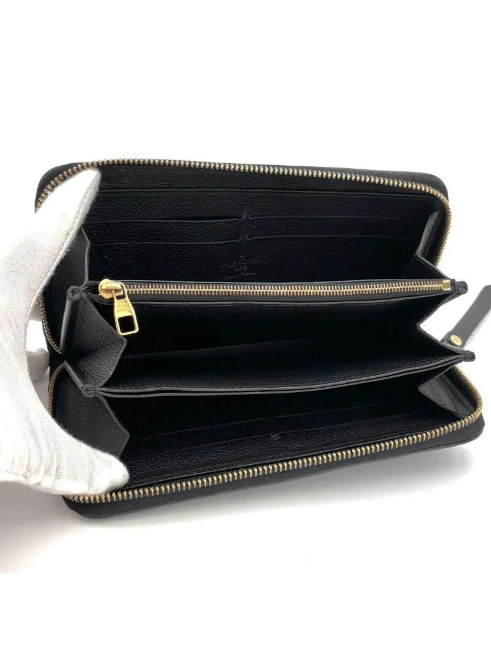 Louis Vuitton Wallet Zippy Monogram Black
